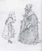 Carl Larsson Girl-s School in Grandma-s Day china oil painting reproduction